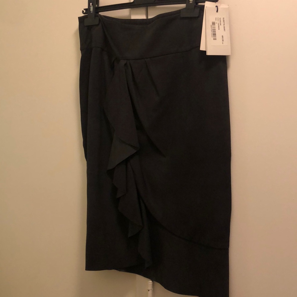 Bash suede skirt